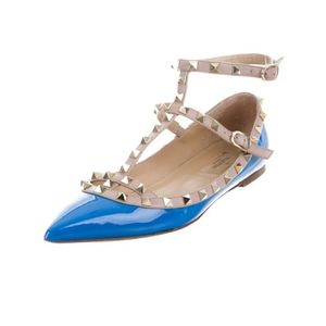 Valentino Rockstud pointed toe flats